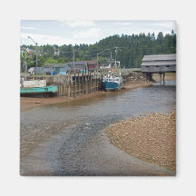 Ebbe bei Bay of Fundy in St Martins, neu Kühlschrankmagnete