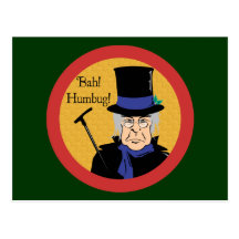 Ebenezer Scrooge Postkarten