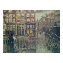 Ecke von Leidsche Quadrat, Amsterdam Postkarte