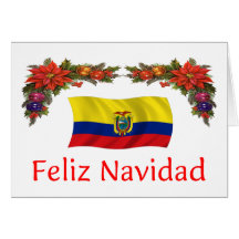 Ecuador-Weihnachten Grußkarten