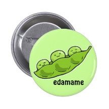 Edamame Knopf Anstecknadelbuttons
