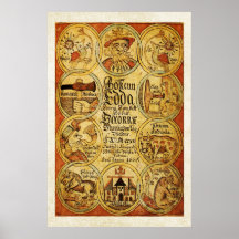 Edda-Skandinavier-Mythologie Plakate