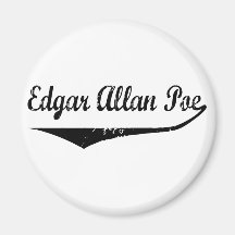 Edgar Allan Poe Kühlschrankmagnet