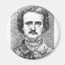 Edgar Allan Poe-Porträt Kühlschrankmagnete