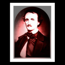 Edgar Allan Poe-Postkarte eine postkarten