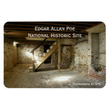 Edgar Allan Poes Keller Recchteckiger Magnet