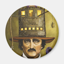 EdgarAllan Poe Kühlschrankmagnet
