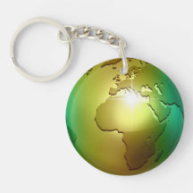 Edle Weltkugel - AcrylKeychain