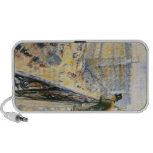 Edvard Munch - Straßenlafayette-Malerei iPod Speaker