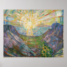 Edvard Munch - The Sun, 1916 Poster