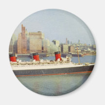 Effektivwert Queen Mary, das New- Yorkfünfziger ja Kühlschrankmagnete