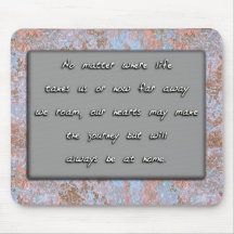 egal wo Leben Mousepads
