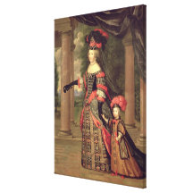 Ehefrau Maria Theresa von Louis XIV Leinwanddruck