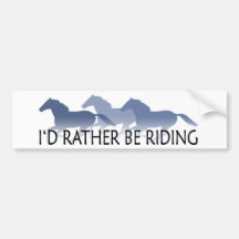 Eher reitet - PferdeSprichwort Auto Sticker