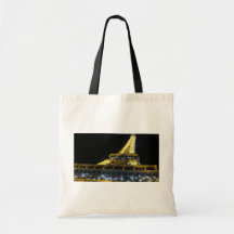 Eifel Turm nachts Taschen