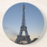 Eiffel-Turm am Sonnenuntergangs-Untersetzer