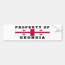 Eigentum von Georgia Auto Sticker