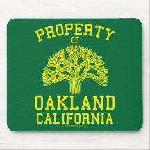 Eigentum von Oakland Mauspad