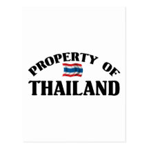Eigentum von Thailand Postkarten