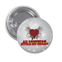Ein Armenian stahl mein Herz Anstecknadelbuttons