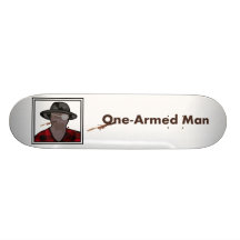 Ein-Bewaffneter Mann Personalisiertes Skatedeck