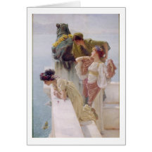 Ein Coign von günstigem, 1895 (Öl auf Leinwand) Grußkarte