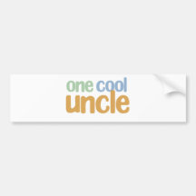 Ein cooler Onkel T-Shirt Auto Sticker