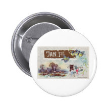 Ein guten Rutsch ins Neue Jahr Buttons