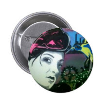 "ein Kolibri an der Dämmerung" Knopf Button
