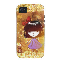 Ein Mädchen und ihre Ratte Vibe iPhone 4 Hüllen