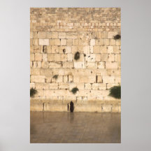 Ein Mann, der an der Western-Wand betet Plakatdrucke