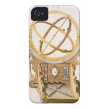 Ein Orrery entworfen von Tycho Brahe (1546-1601) v iPhone 4 Cover