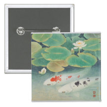 Ein Paar unter Lotus Anstecknadelbutton
