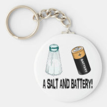 Ein Salz und eine Batterie! Schlüsselbänder