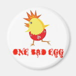 Ein schlechter Ei-Punkrock-Ostern-Küken-Magnet Magnete