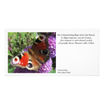 Ein Schmetterling Photokarte
