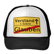 Ein Schritt vom Glauben zum Vestand Trucker Mützen