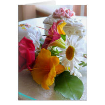 Ein Sommer-Blumenstrauß Karte
