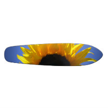 Ein Sonnenblume-Skateboard Bedruckte Skateboarddecks