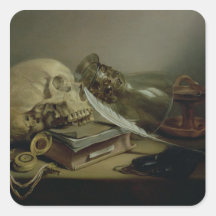 Ein Vanitas Stillleben Aufkleber