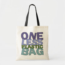 EIN WENIGER PLASTIKTASCHE