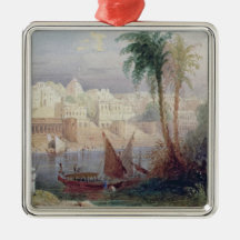 Eine Ansicht einer indischen Stadt Ornament