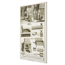 Eine Bäckerei und eine Backenausrüstung, vom 'Ency Gespannte Galerie Drucke