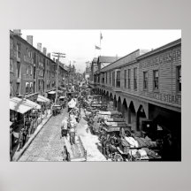 Eine Baltimore-Straße Plakatdruck