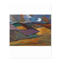 EINE GOLDENE LANDSCHAFT POSTKARTE