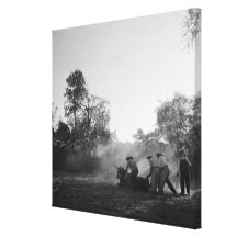 Eine Gruppe der mexikanischen charros Bullfighters Gespannte Galeriedrucke