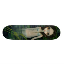 Eine Meerjungfrau taucht gotisches feenhaftes Skat Skateboard Brett