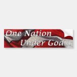 Eine Nation unter Gott-Autoaufkleber