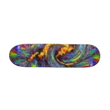 Eine psychedelische Unschärfe Bedruckte Skateboarddecks