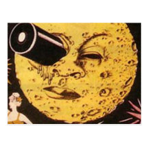 Eine Reise zum Mond-Film-Plakat Postkarten